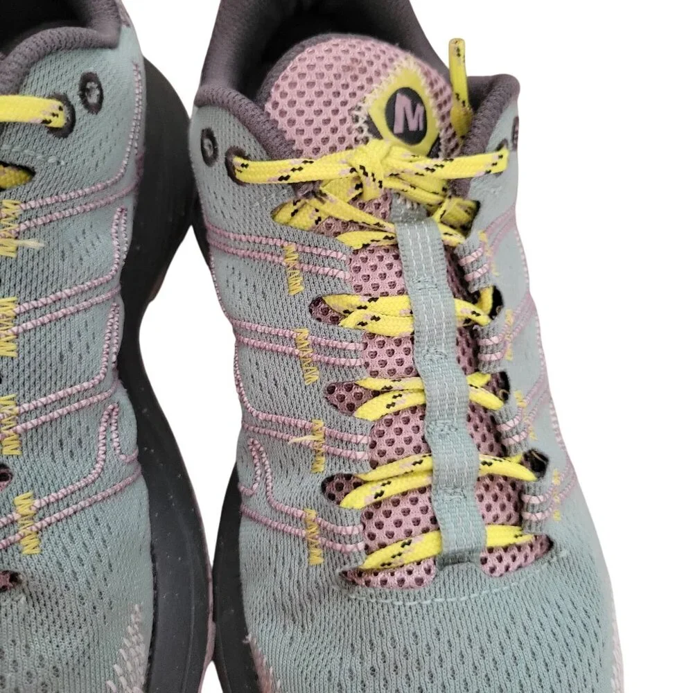 Merrell Moab‎ Flight Trail Running /Hiking Green/Grey SZ 7